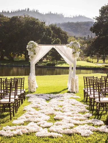 Más Bodas en Lanai Wedding at the Four Seasons Lanai