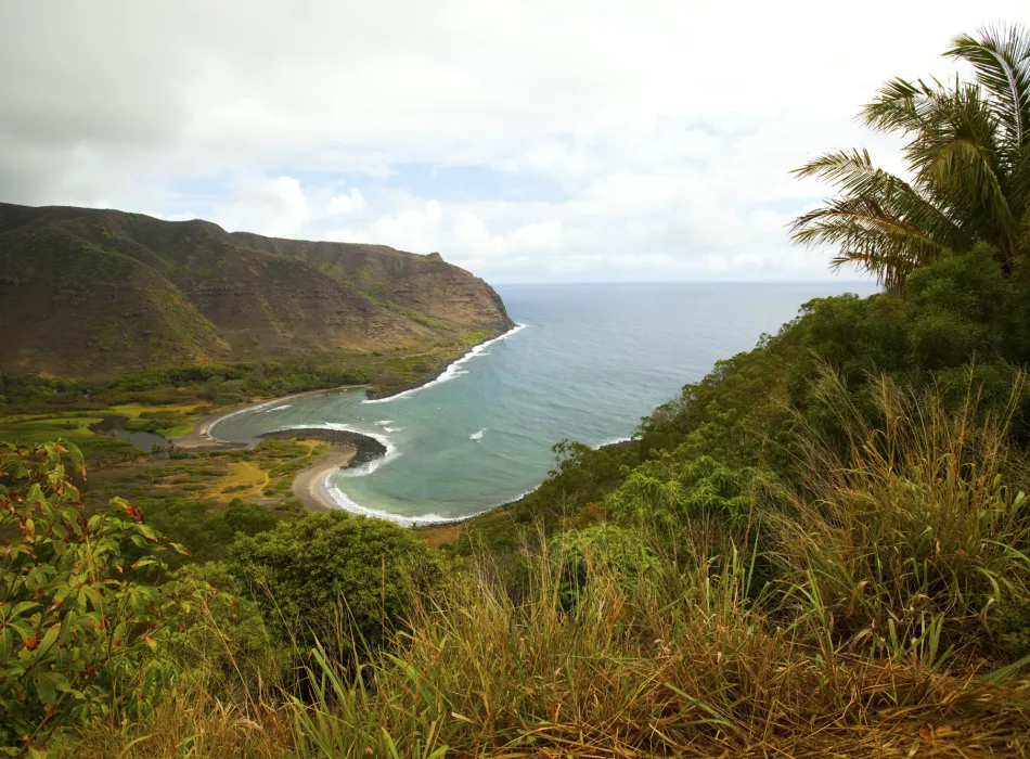 Molokai coastline