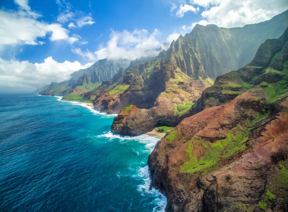 Hawaiian coastline